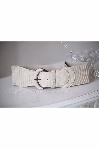 Ремень " Waist" кремовый