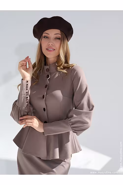 Костюм "Изящное искусство" какао